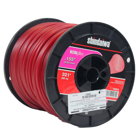 Hilo Nylon Shindaiwa .155” Carrete 3 Lb Alta Resistencia 140m Profesional Para Desbrozadora Industrial